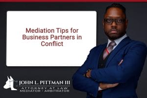 Mediation Tips for Business Partners in Conflict